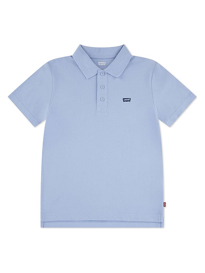 Koszulka polo w kolorze błękitnym
