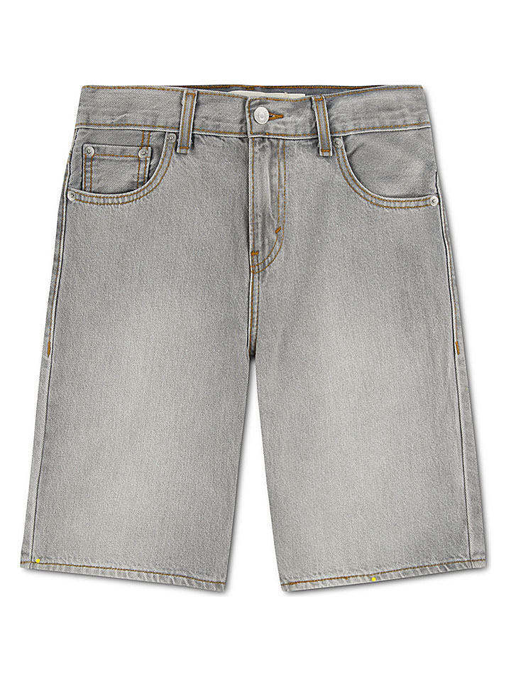 Jeans-Shorts in Grau