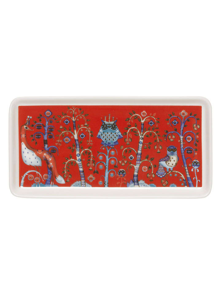 Pólmisek "Taika" w kolorze czerwono-niebieskim - 24 x 12 cm