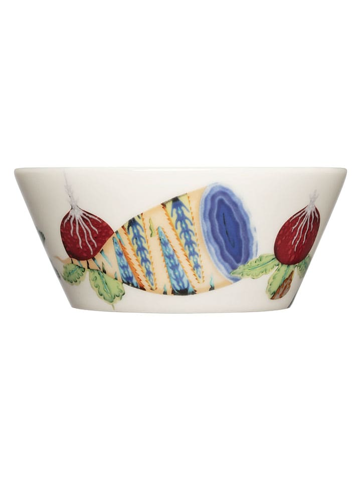 Kom "Taika" wit/rood/blauw - 300 ml