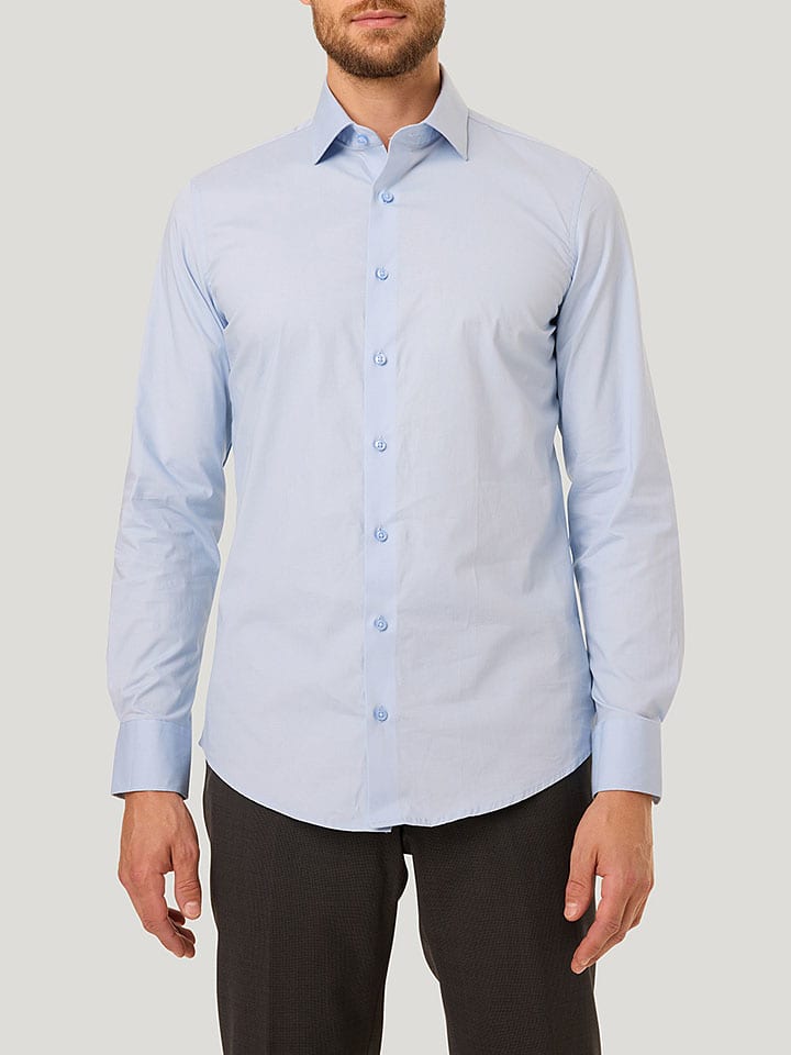 Hemd - Slim fit - in Hellblau