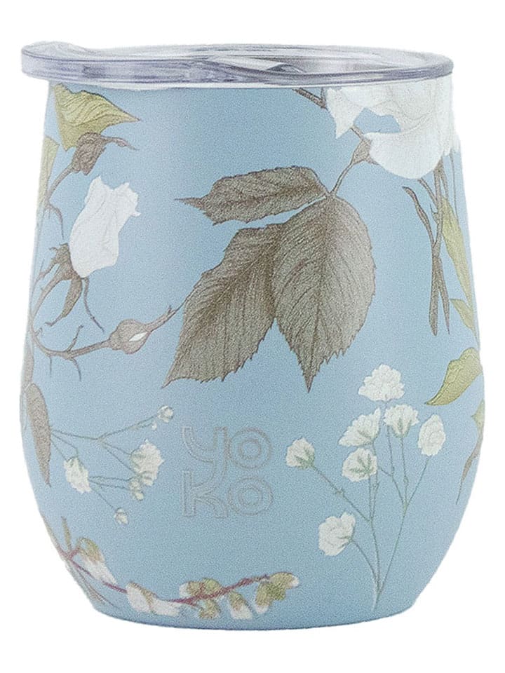 Kubek termiczny "Milano" w kolorze błękitnym - 250 ml