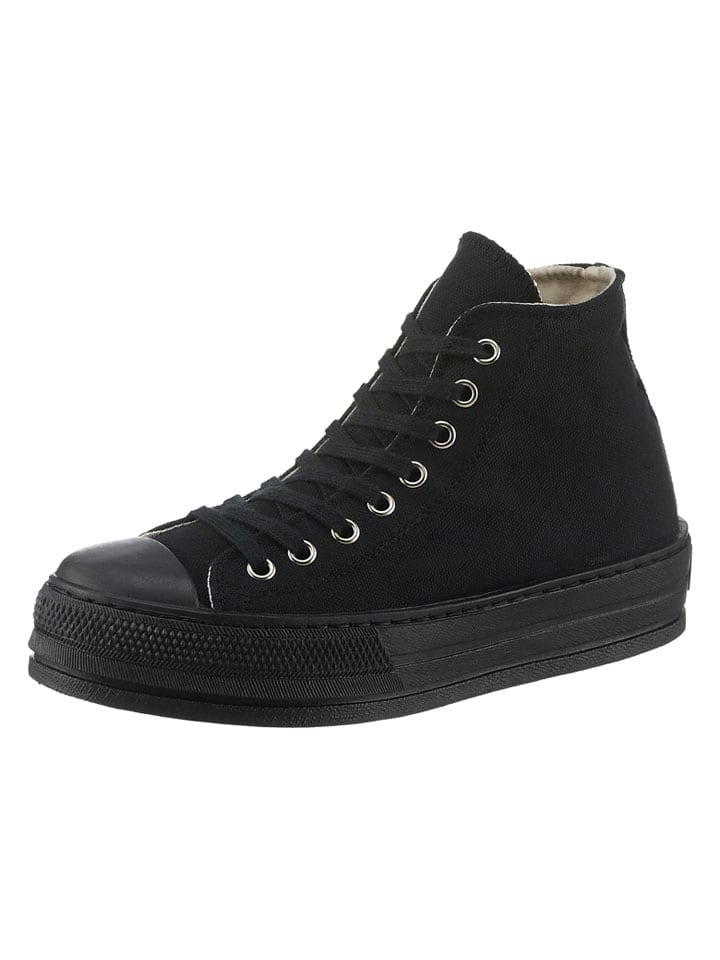 Sneakersy w kolorze czarnym