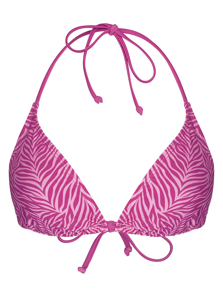 Biustonosz bikini w kolorze różowym