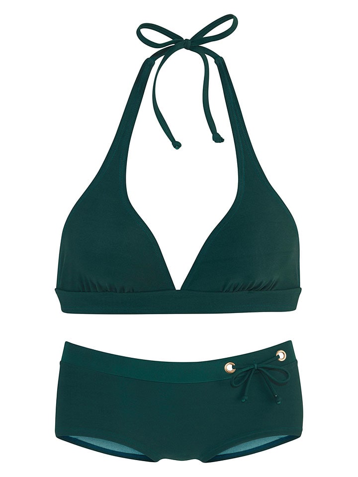 Bikini w kolorze zielonym