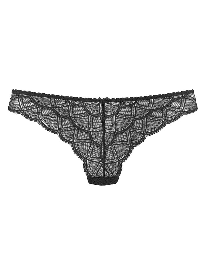 Stringi w kolorze czarnym