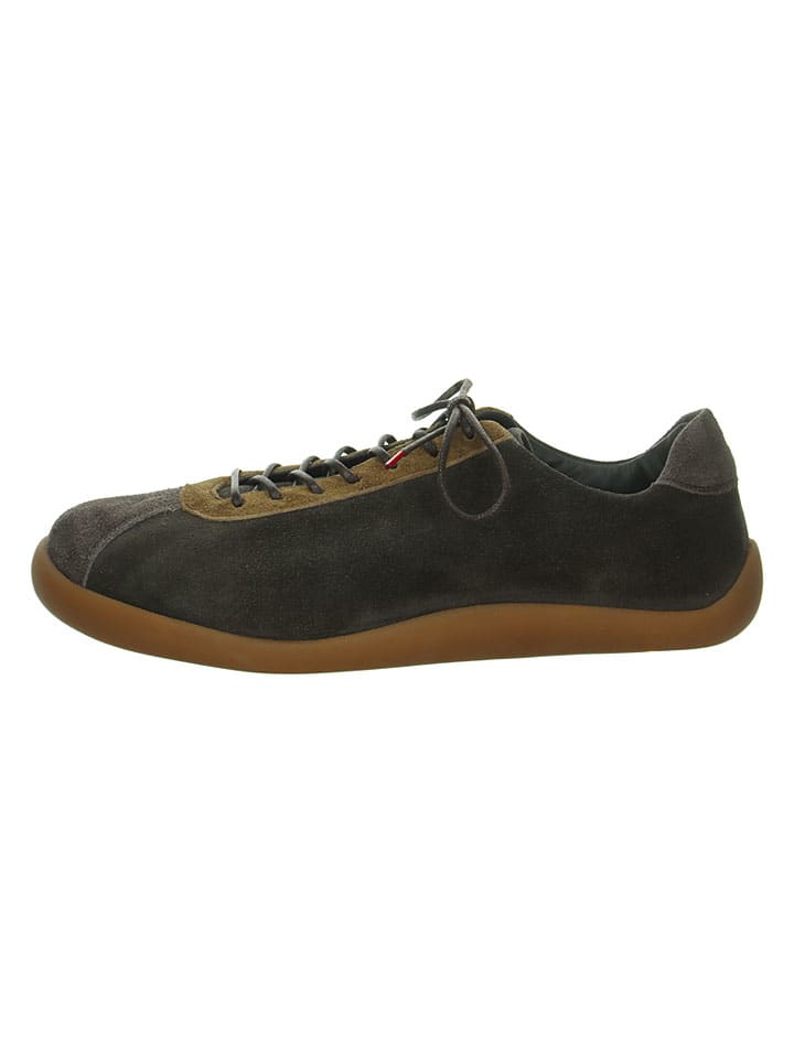 Leren veterschoenen zwart