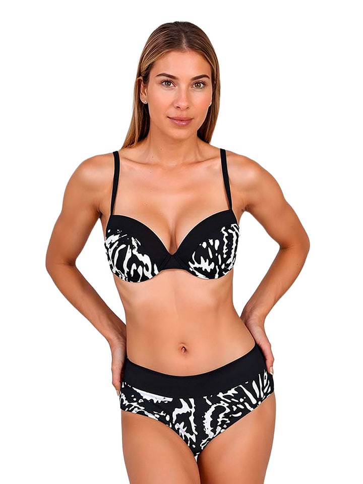 Bikini in Schwarz/ Weiß