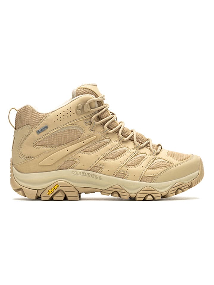 Buty trekkingowe "Moab 3 Syn Mid GTX" w kolorze beżowym
