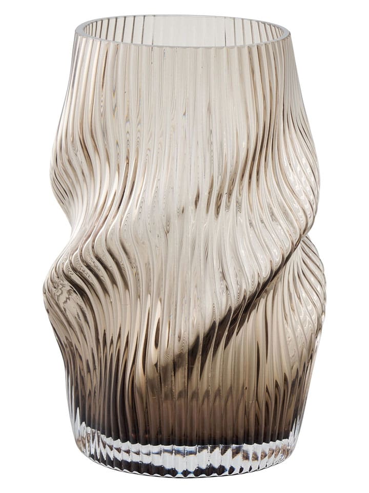 Vaas lichtbruin - (H)25 x Ø 17 cm