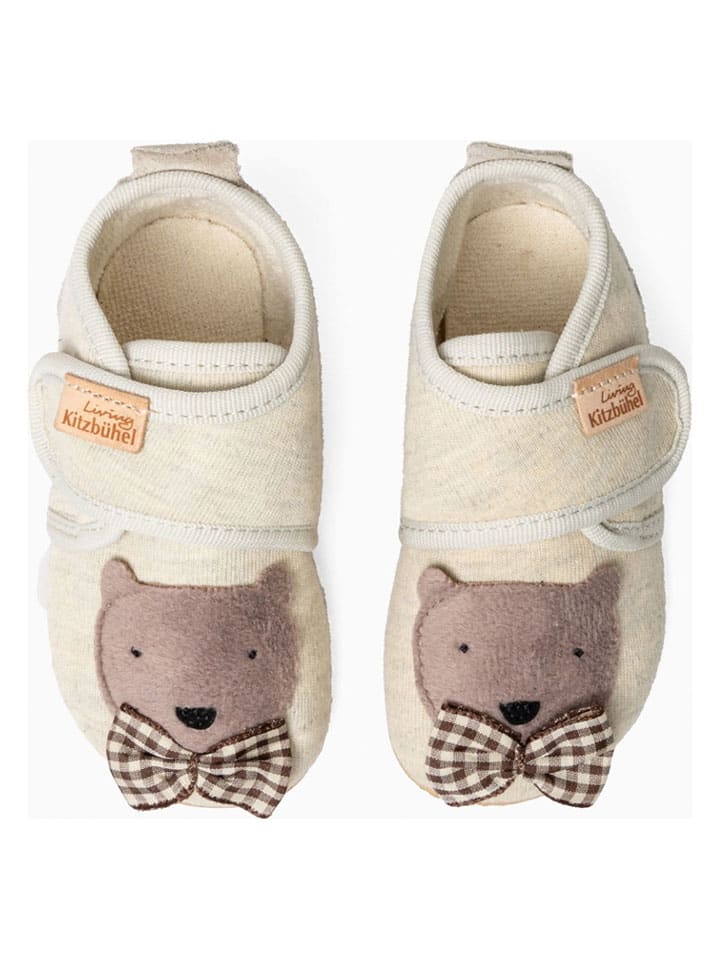 Kapcie "Benni Bear" w kolorze beżowym