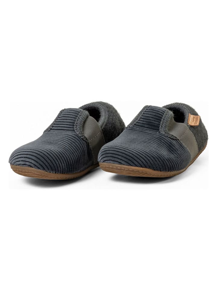 Pantoffels "Cord Comfort" antraciet