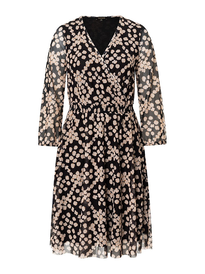 Kleid in Schwarz/ Rosé