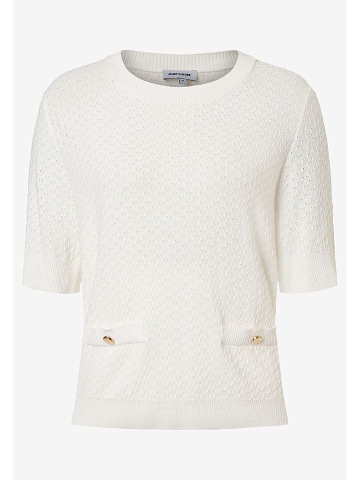 Sweter w kolorze kremowym