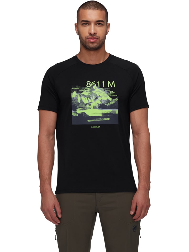 Funktionsshirt "Mountain" in Schwarz