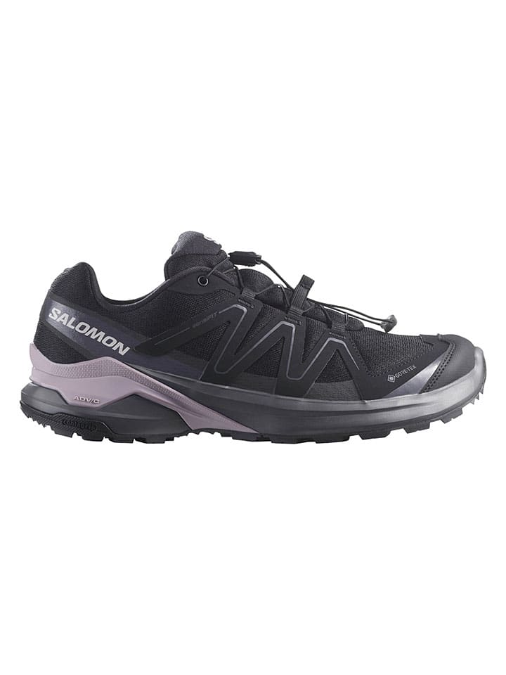 Buty "EXAMOTION GORE-TEX" w kolorze czarno-fioletowym do biegania
