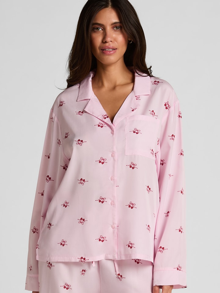 Pyjama-Oberteil in Rosa