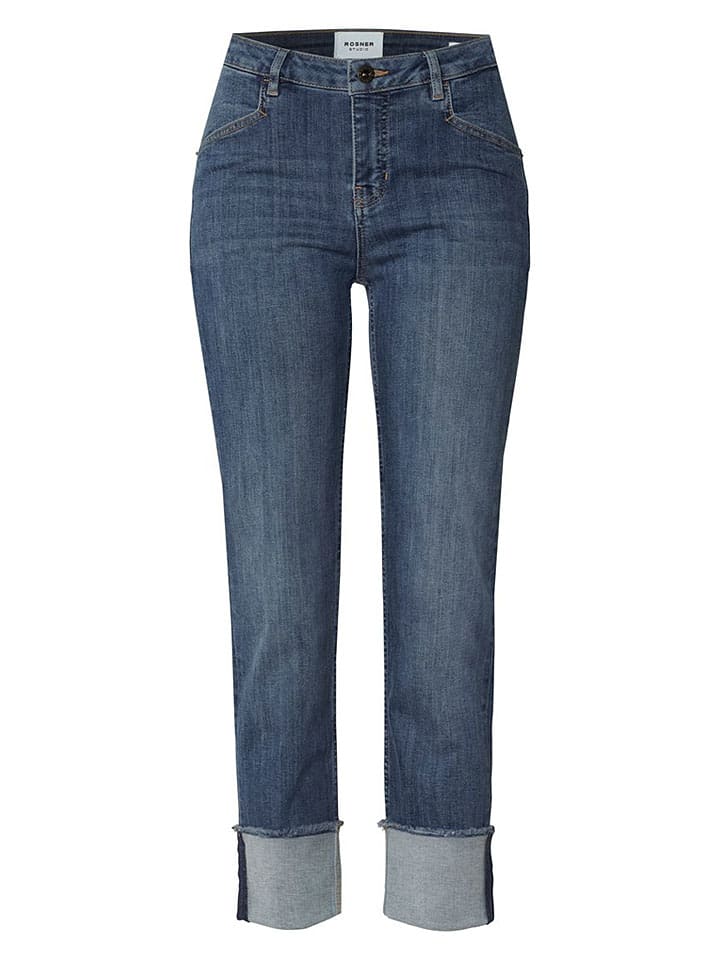 Dżinsy - Slim fit - w kolorze niebieskim