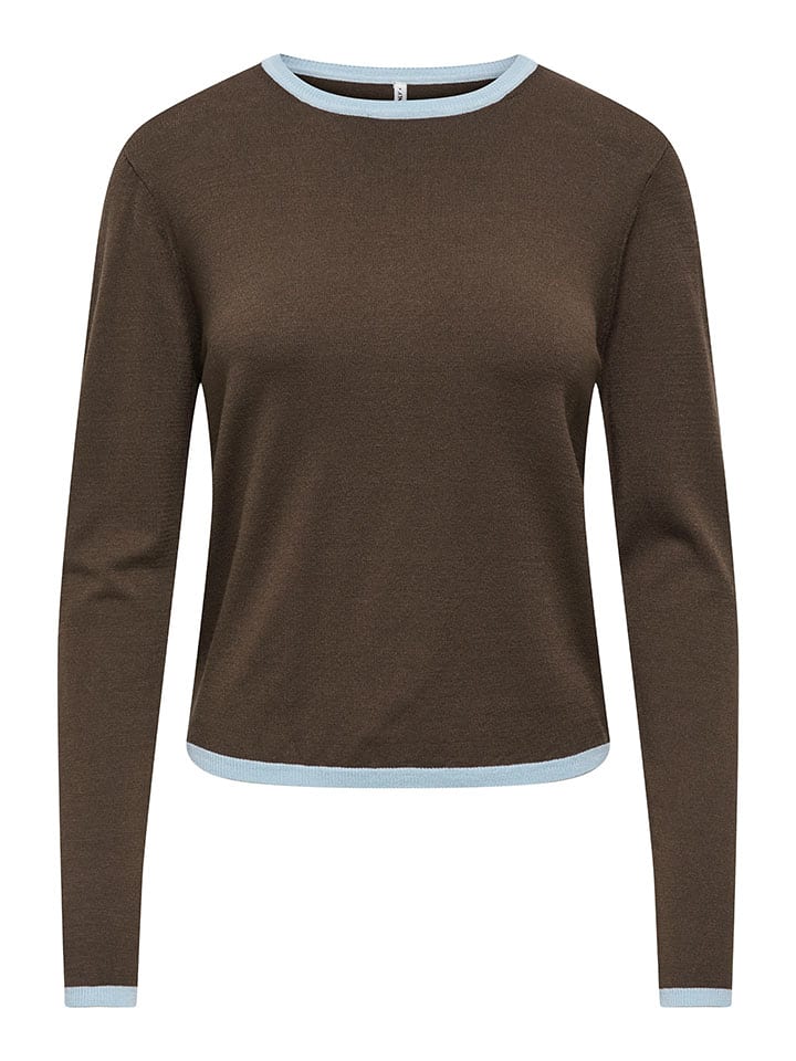 Sweter w kolorze brązowym