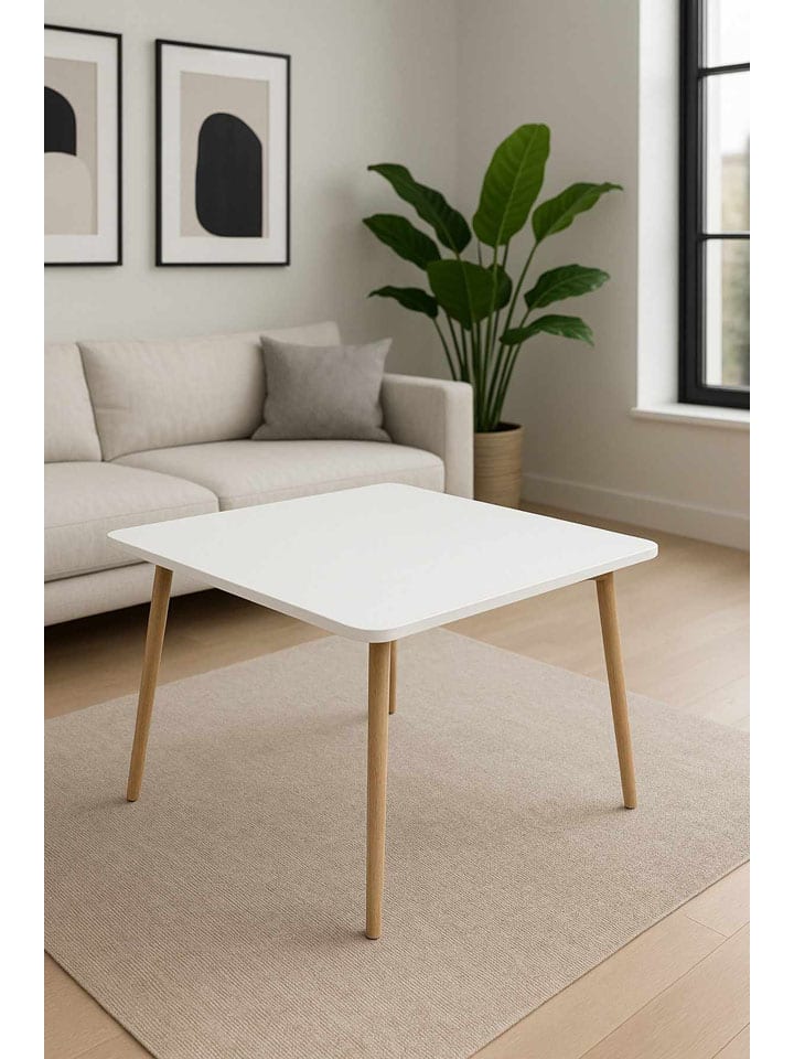 Couchtisch ''Peka-249'' in Weiß - (B)60 x (H)47 x (T)60 cm