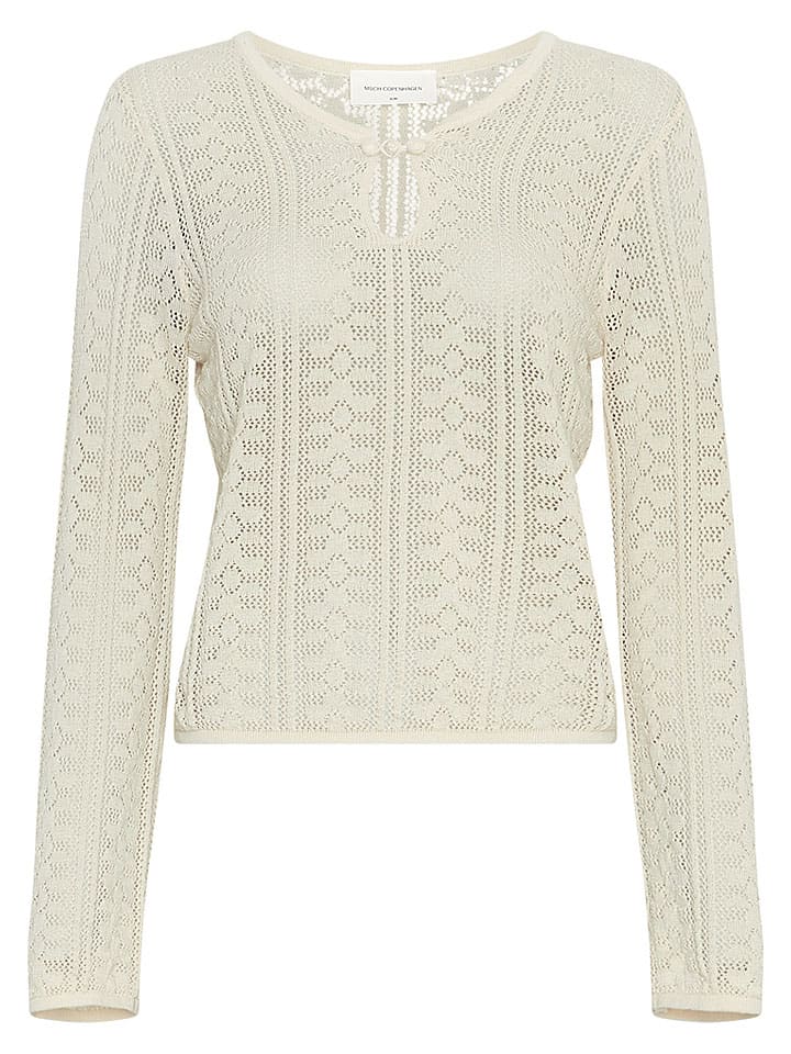 Sweter w kolorze kremowym