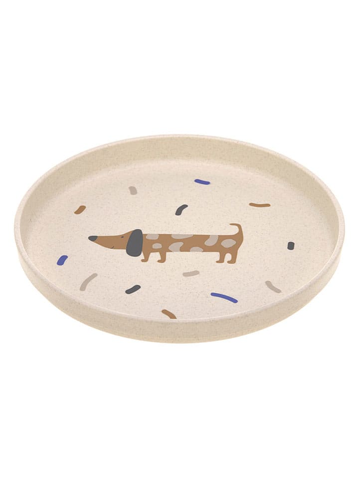 Bord "Little Mateys" beige - Ø 18 cm
