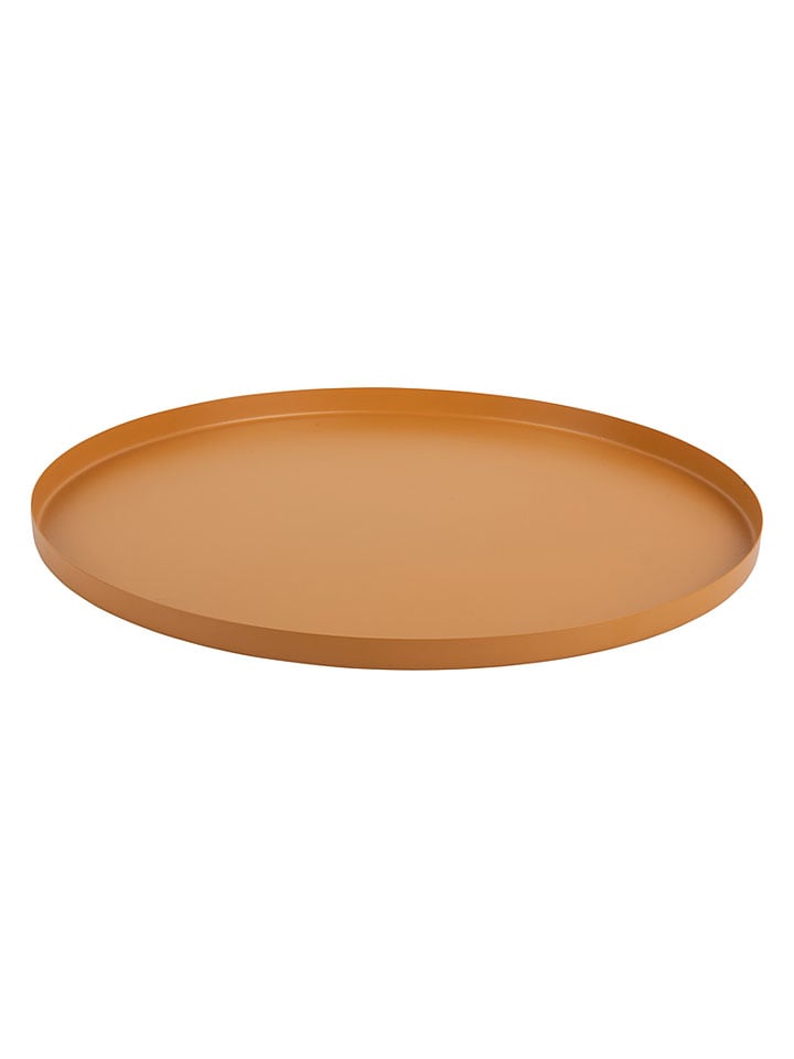 Taca "Servir" w kolorze musztardowym - Ø 35 cm