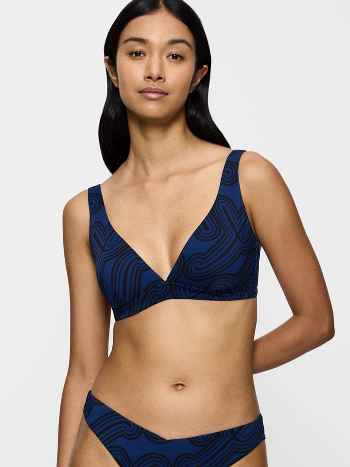Biustonosz bikini "Flex Smart Summer" w kolorze granatowym