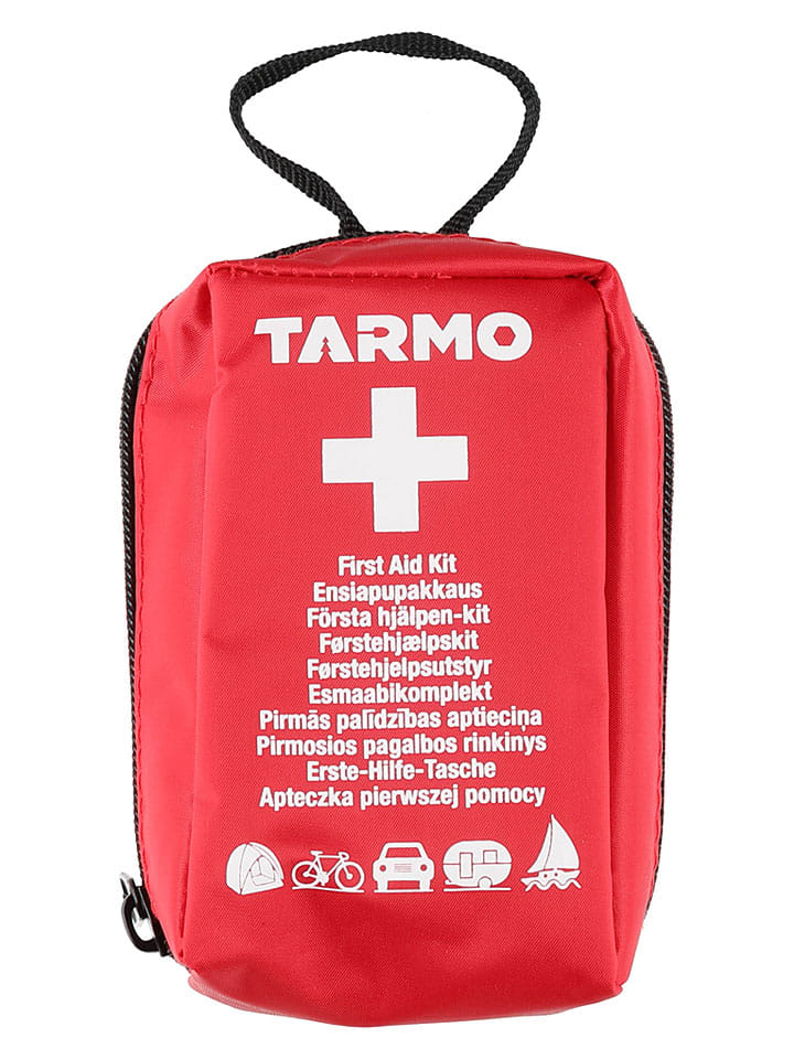 Erste-Hilfe-Tasche in Rot - (B)10 x (H)15 x (T)6 cm