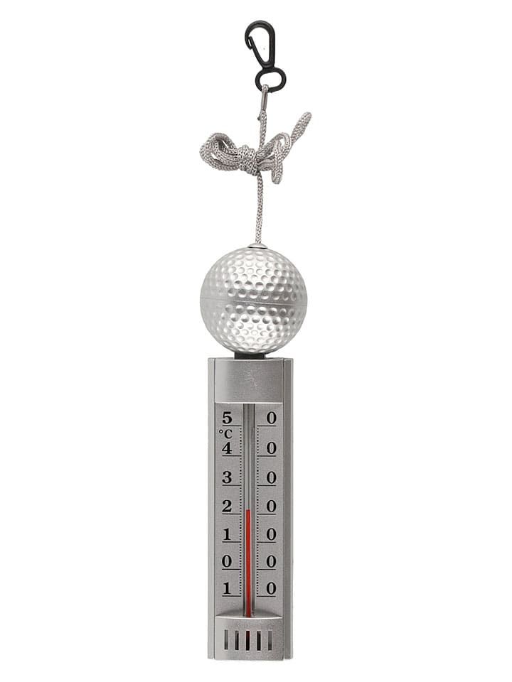 Waterthermometer zilverkleurig - (L)19 cm