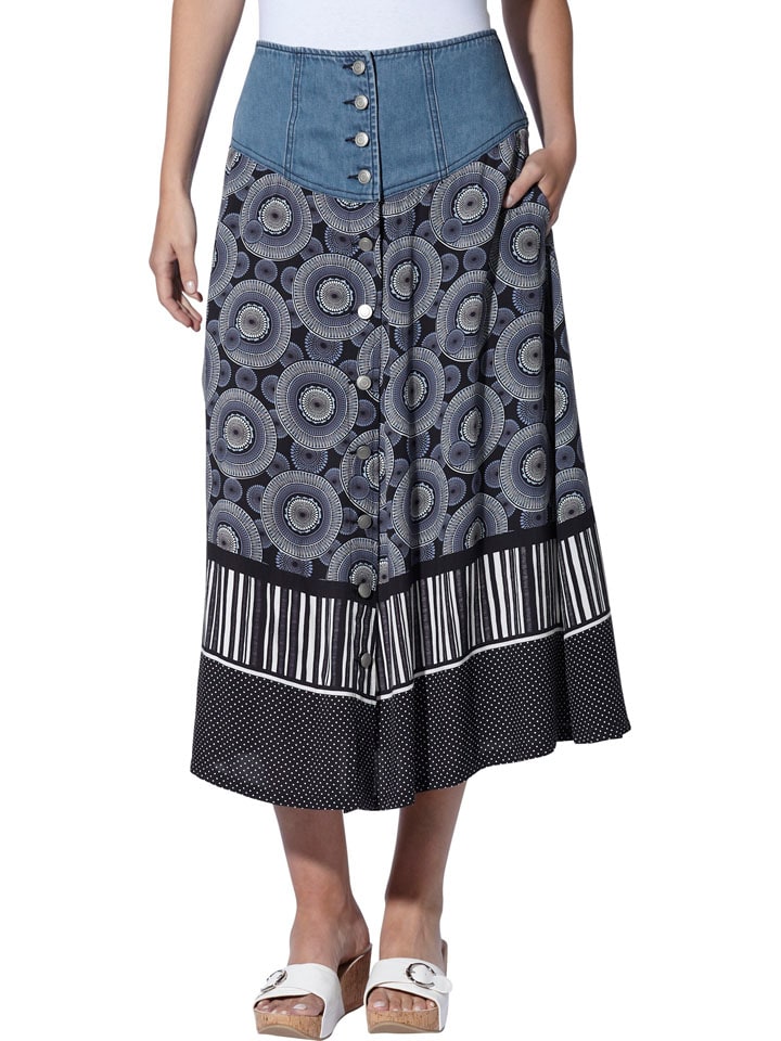 Rok donkerblauw