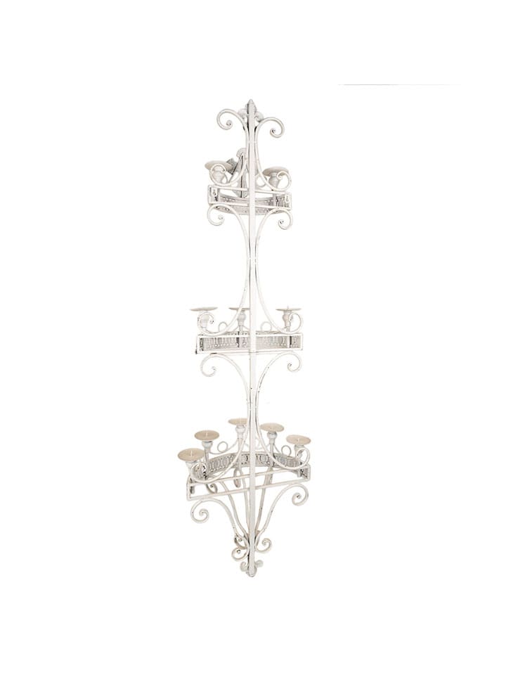 Kaarshouder wit - (B)44 x (H)143 x (D)19 cm