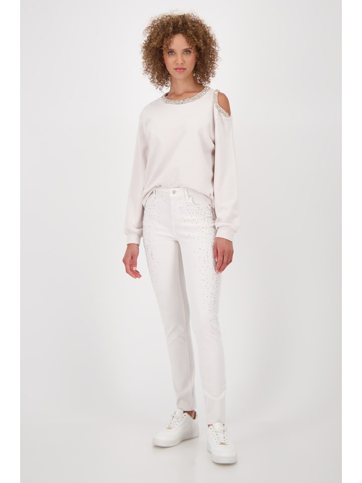 Jeans - Slim fit - in Creme