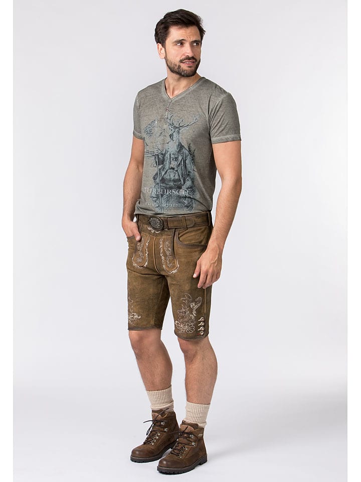 Shirt "Naturbursch" in Grau