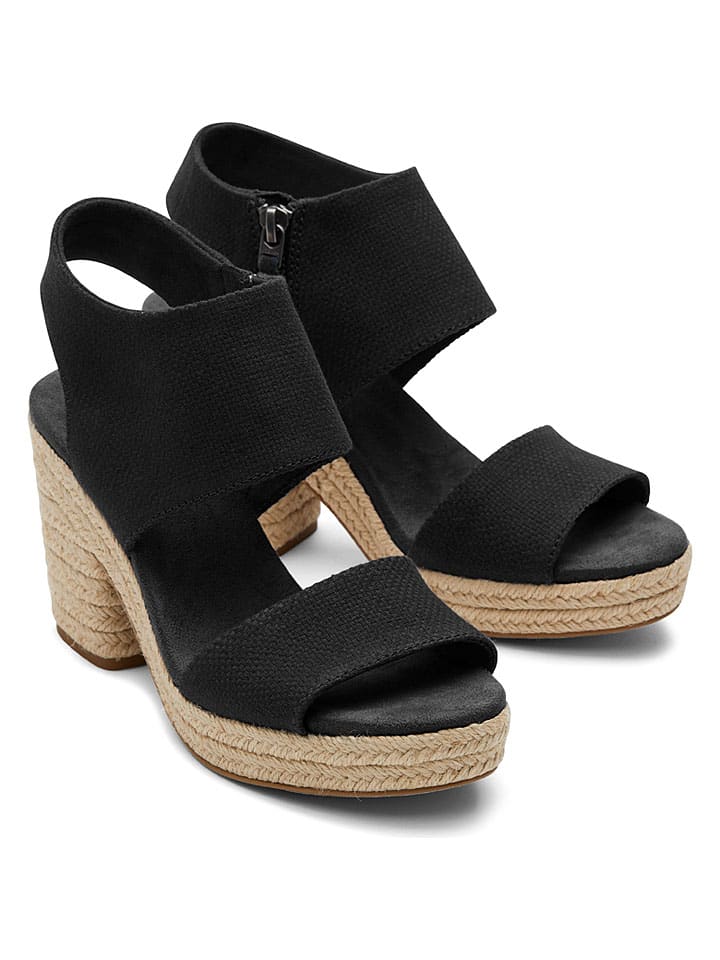 Sandaletten in Schwarz