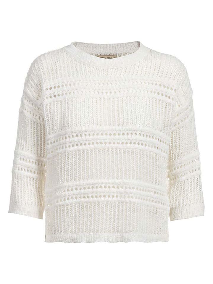 Sweter "Jannin" w kolorze białym