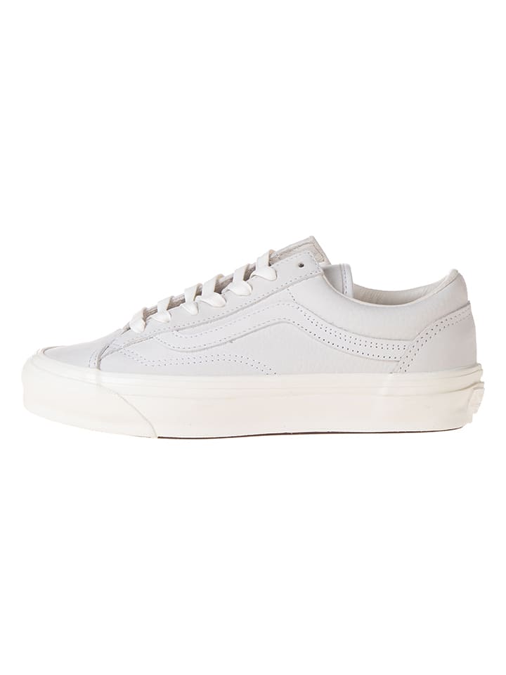 Leder-Sneakers "Old Skool" in Weiß
