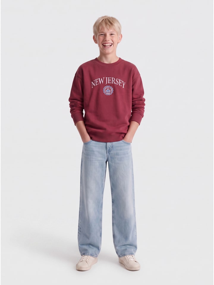Sweatshirt "Cole" in Rot