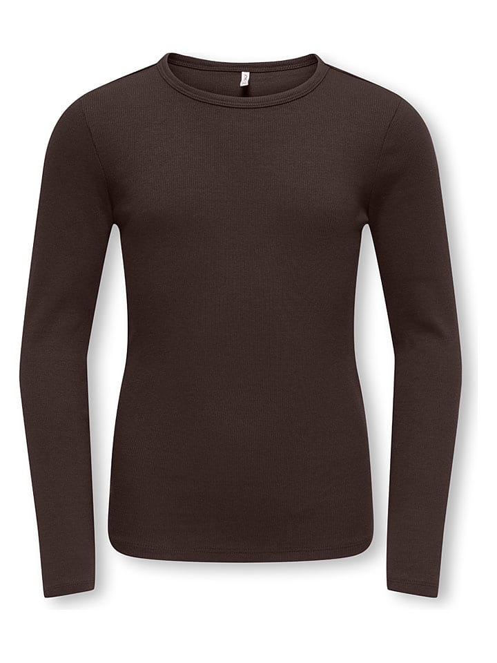 Longsleeve "Lucky" in Braun