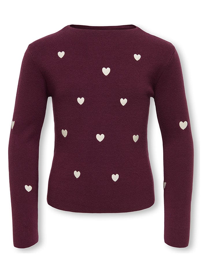 Pullover "Hearts" in Lila