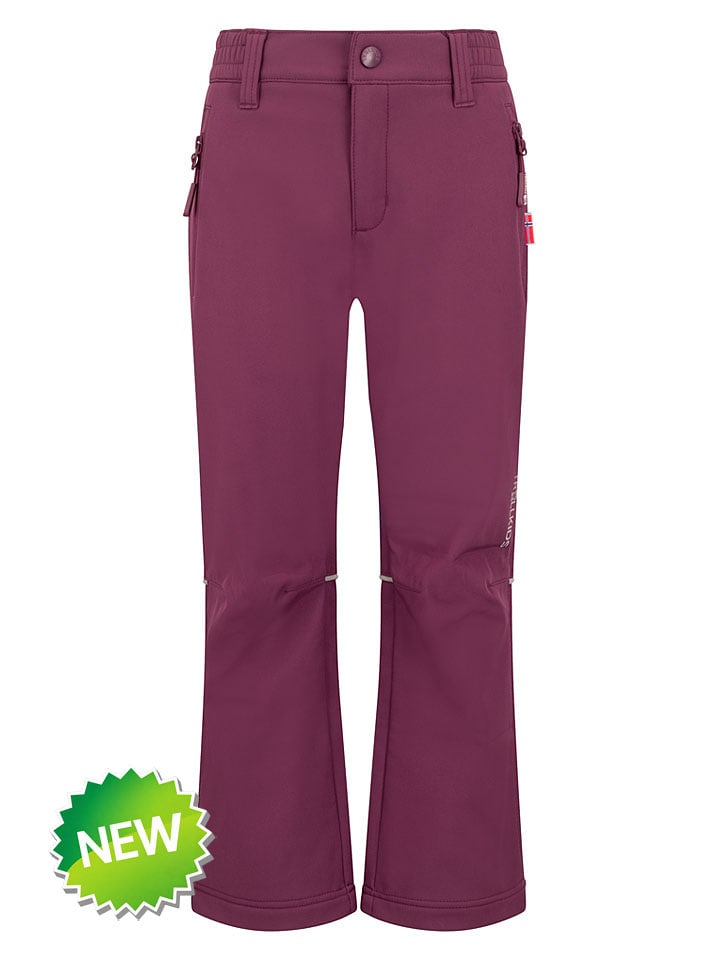 Softshellhose "Fjell" in Lila