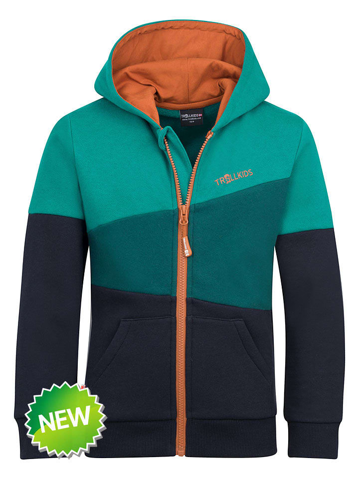 Bluza "Alesund" w kolorze granatowo-zielonym
