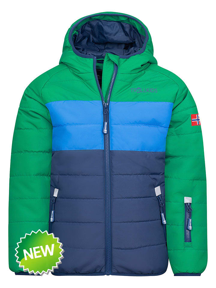 Kurtka narciarska "Hafjell XT" w kolorze niebiesko-zielonym