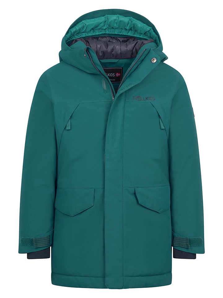 Parka "Harstad" w kolorze zielonym