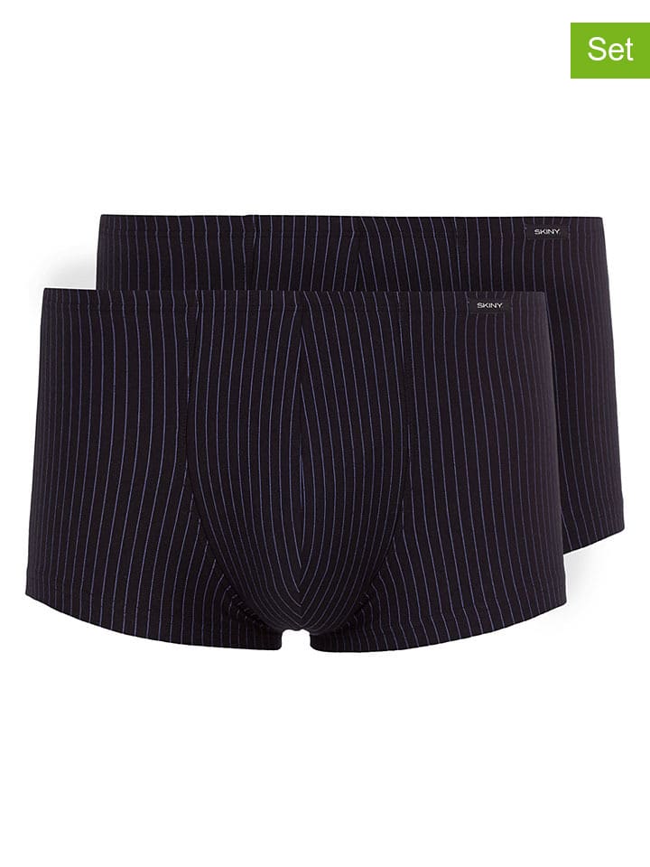 2er-Set: Boxershorts in Schwarz