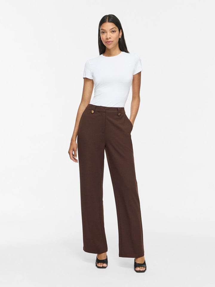 Marlenehose "Clua" in Braun