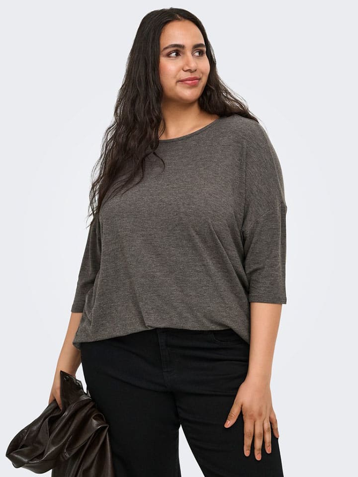 Bluse in Anthrazit