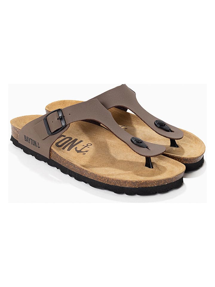 Teenslippers "Mercure" lichtbruin