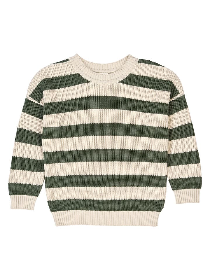 Sweter w kolorze beżowo-oliwkowym