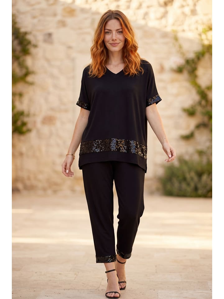 2tlg. Outfit in Schwarz